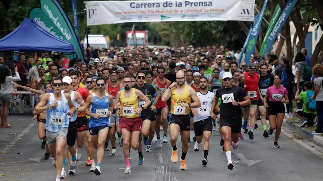 Salida de las y los corredores./VM.
