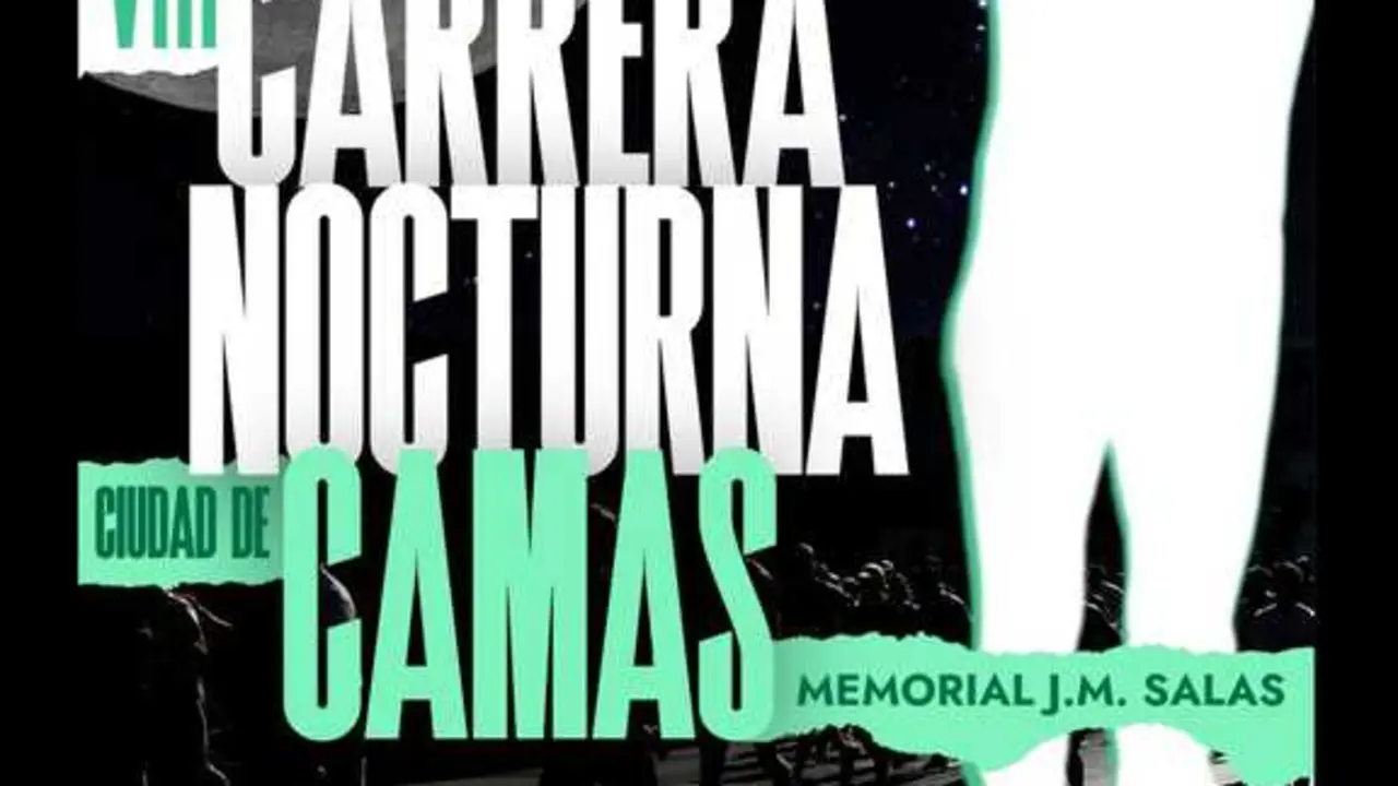 Cartel de la Carrera Nocturna de Camas.| AYTO CAMAS