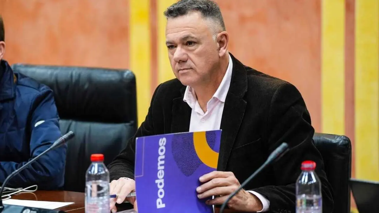 El diputado de Por Andaluc&iacute;a Juan Antonio Delgado. | Europa Press.
