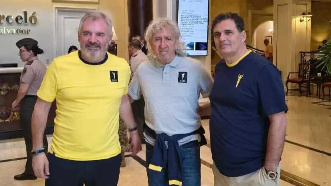 Manuel Vizca&iacute;no, M&aacute;gico Gonz&aacute;lez y Rafael Contreras. | C&aacute;diz CF.