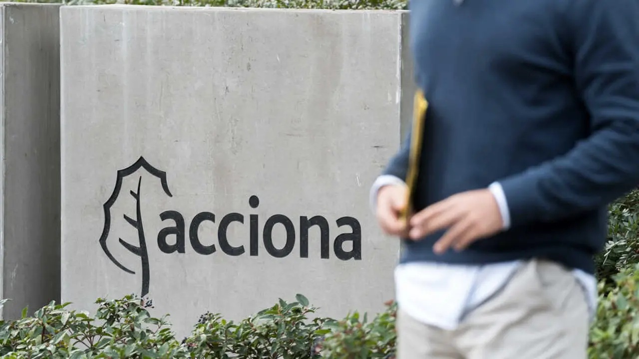 Logotipo de Acciona. | Europa Press.