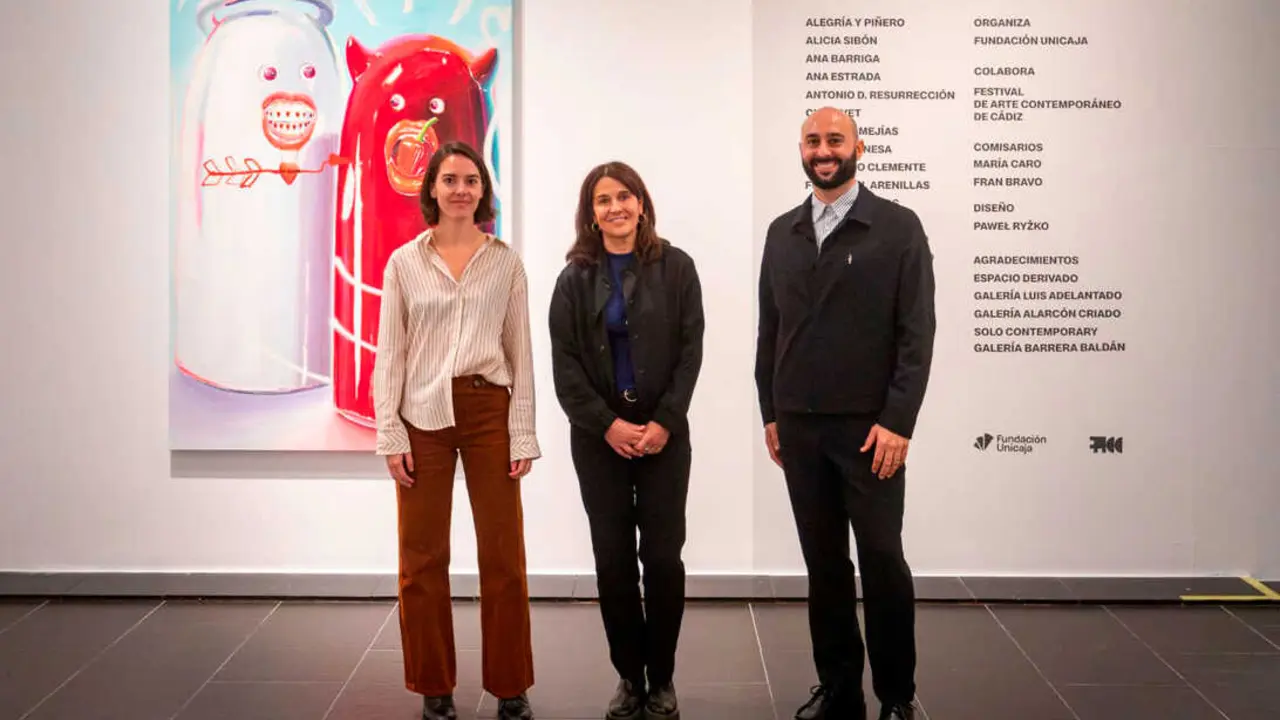 Presentaci&oacute;n de la exposici&oacute;n 'Materia Com&uacute;n' en la Fundaci&oacute;n Unicaja en C&aacute;diz. VIVA