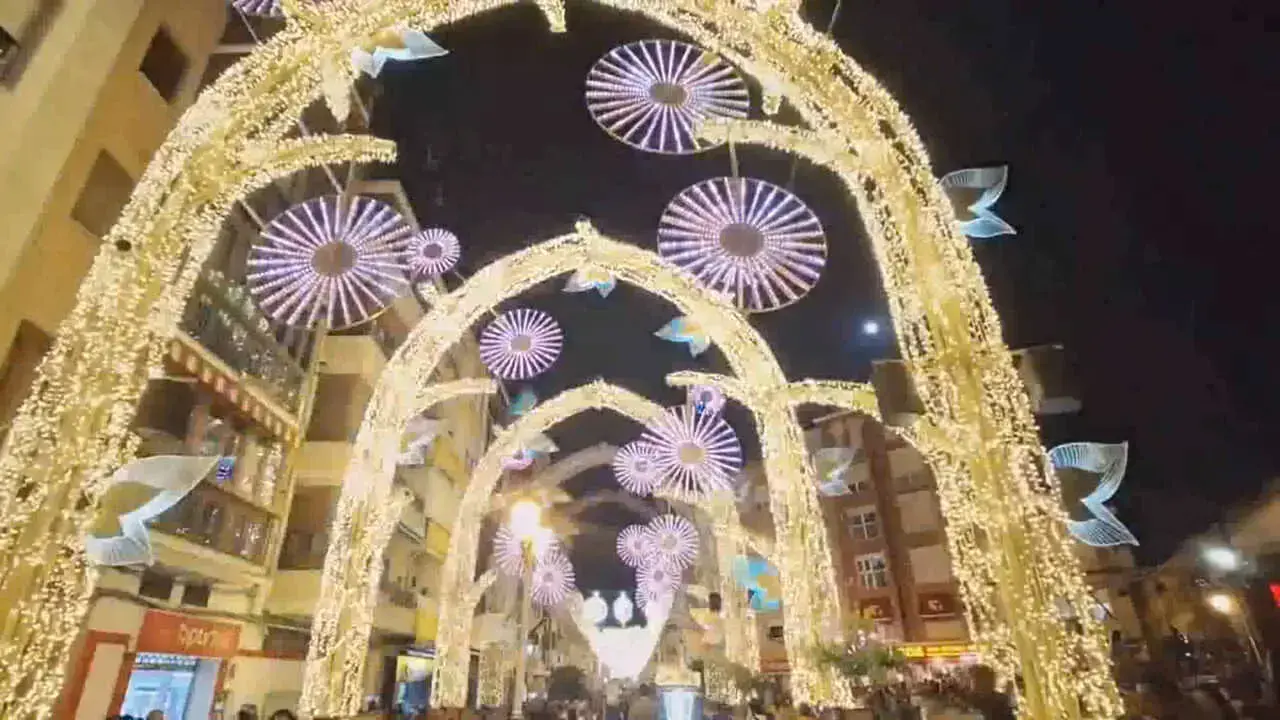 Alumbrado Navide&ntilde;o en Calle Cruz Conde de C&oacute;rdoba
