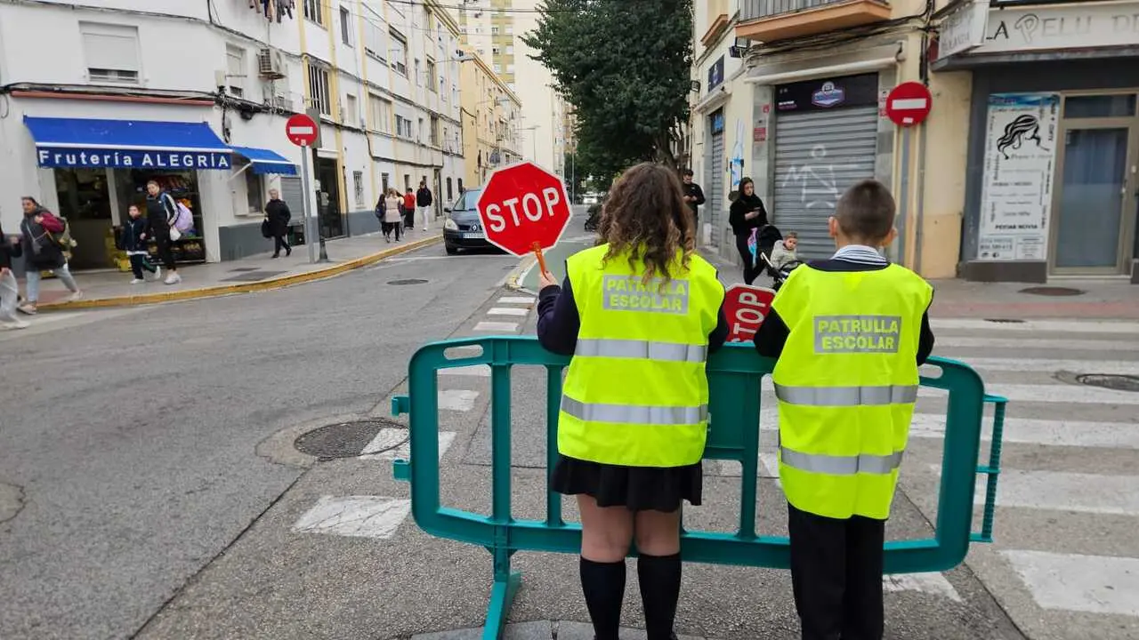 Itinerio escolar seguro en Trille.  VIVA