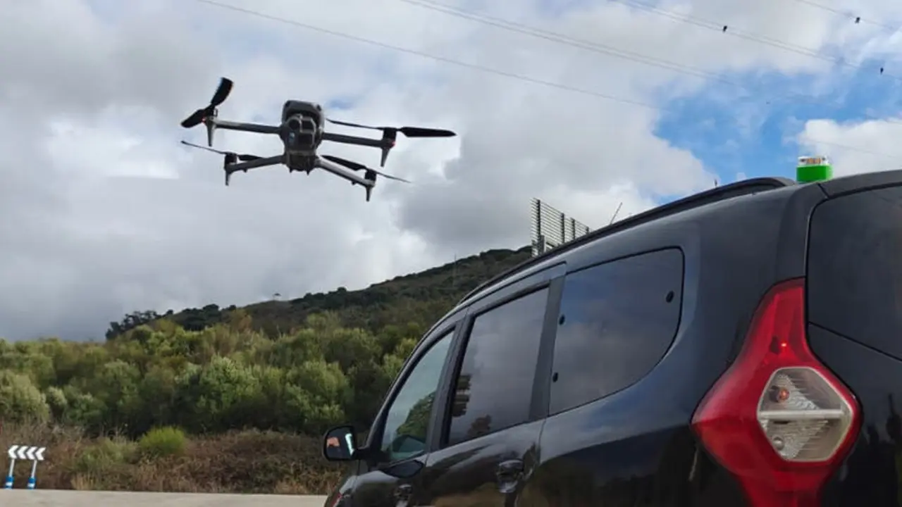El dron de control de carreteras | ARCHIVO