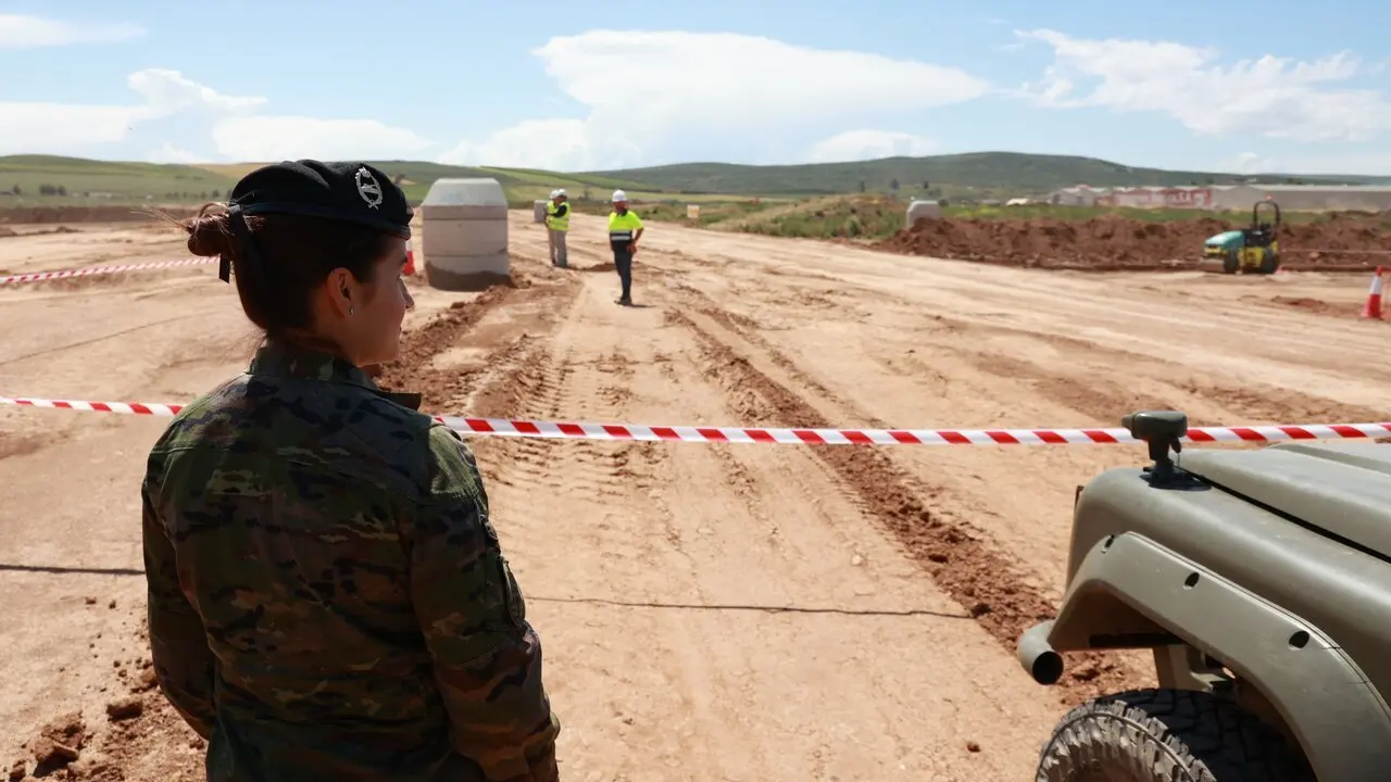 Archivo - Vista general de las obras de la futura Base Log&iacute;stica del Ej&eacute;rcito de Tierra, a 29 de abril de 2024, en C&oacute;rdoba (Andaluc&iacute;a, Espa&ntilde;a). Europa Press