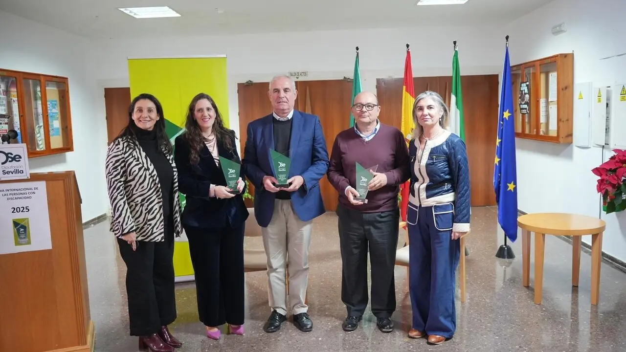 Entrega de los Distintivos D de la Diversidad Funcional de la Diputaci&oacute;n de Sevilla | DIPUTACI&Oacute;N DE SEVILLA