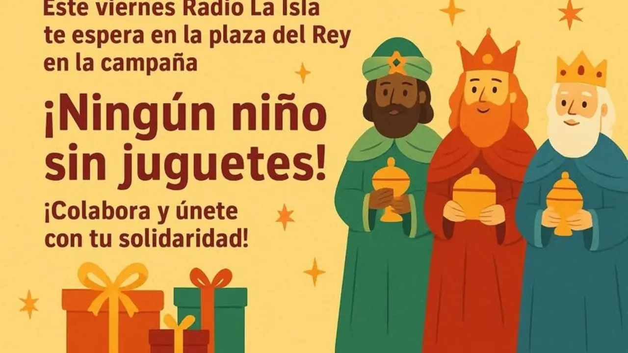 Radio en directo desde la Plaza del Rey.