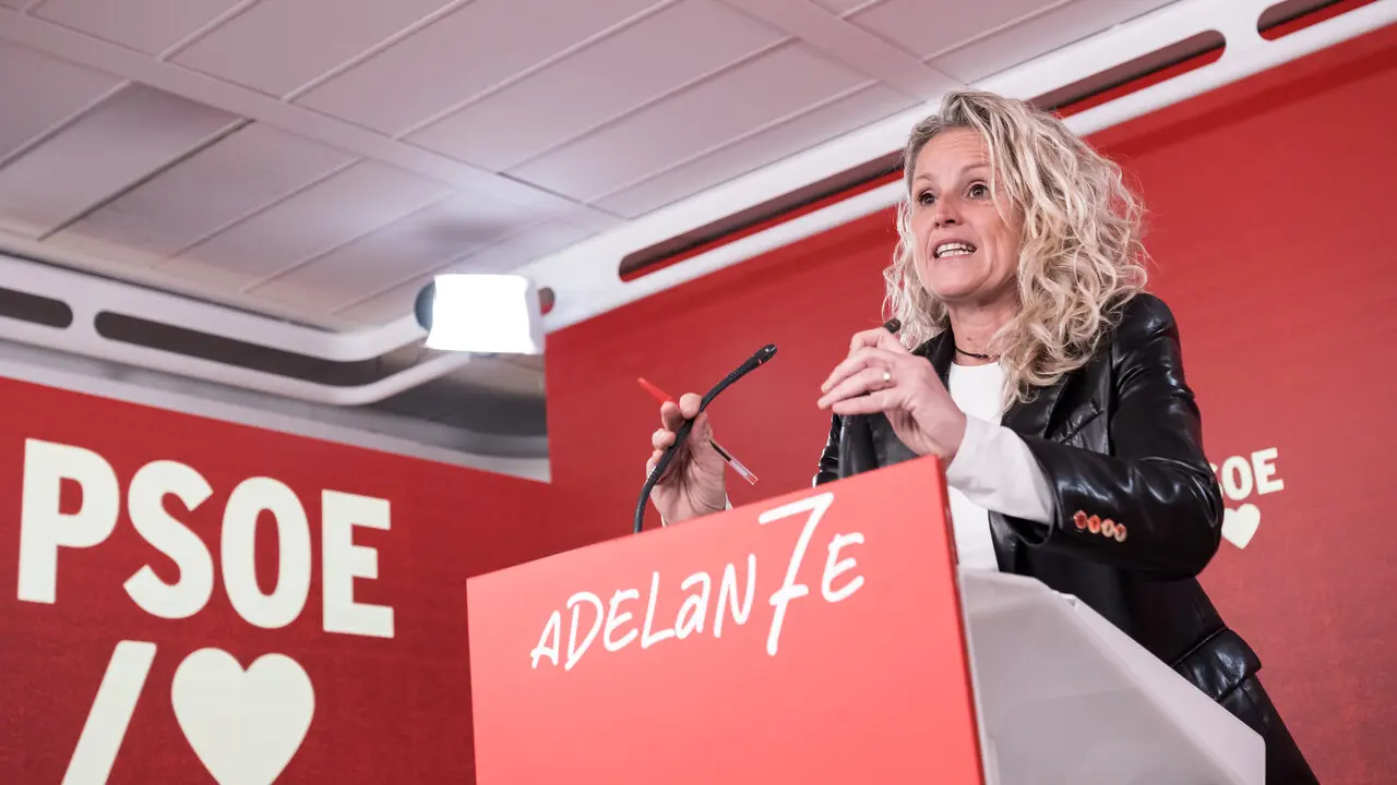 La portavoz de la CEF del PSOE, Montse M&iacute;nguez. | Europa Press.