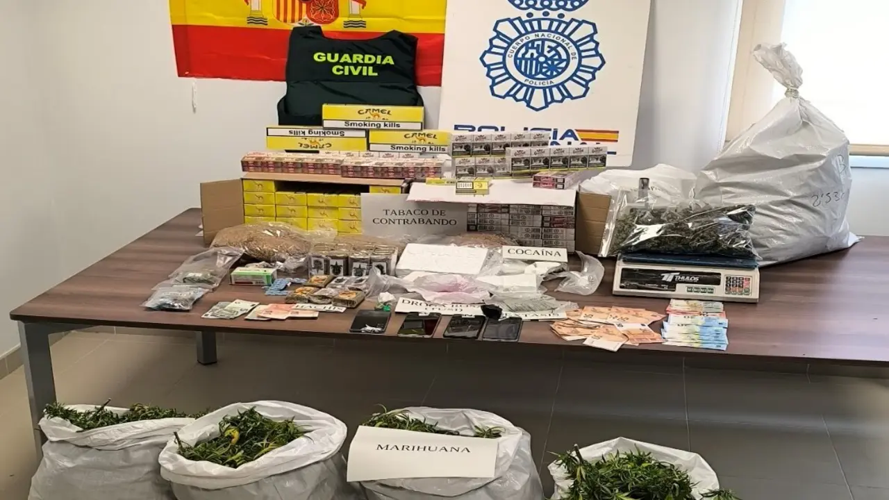 La droga intervenida en la operaci&oacute;n. | DGT