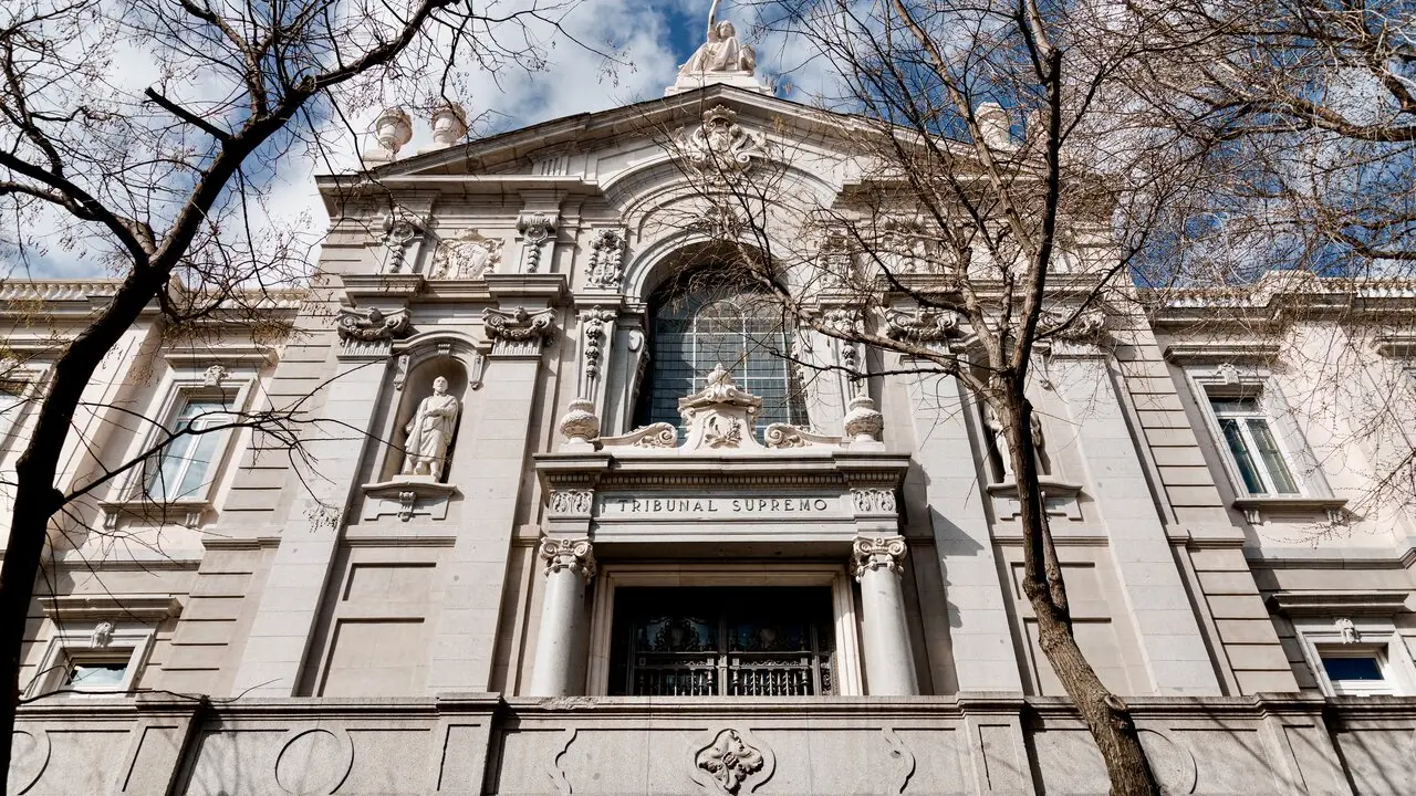Fachada del Tribunal Supremo en Madrid, donde se ha visto la causa. |  EP