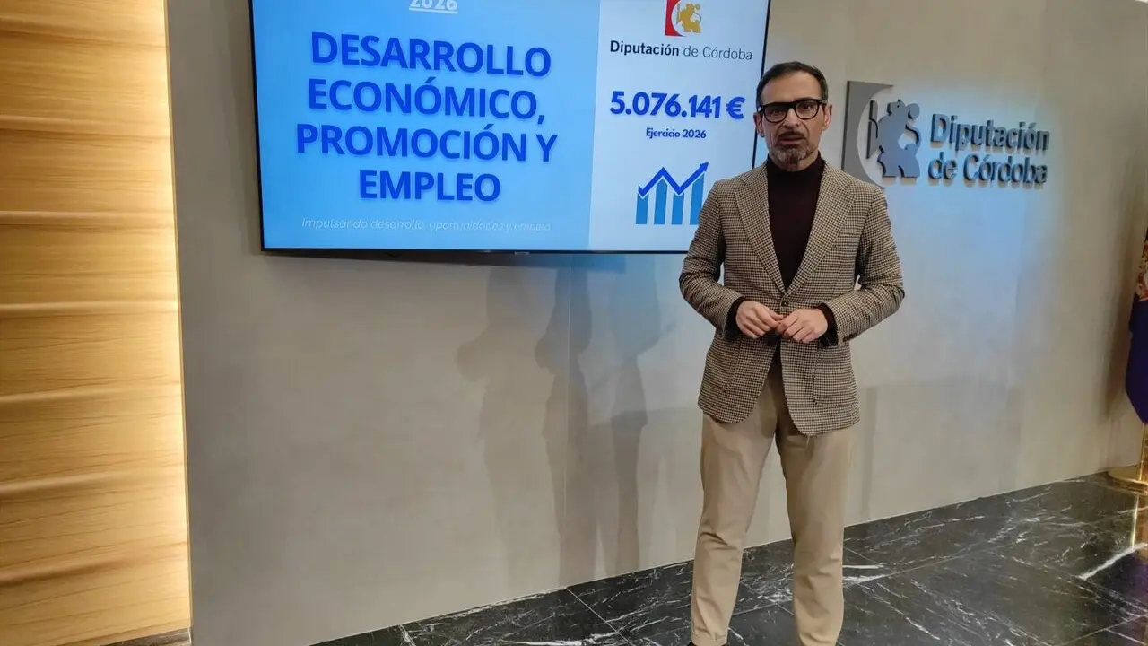 El delegado de Desarrollo Econ&oacute;mico, Promoci&oacute;n y Empleo de la Diputaci&oacute;n, F&eacute;lix Romero, tras la presentaci&oacute;n del proyecto de presupuesto para su &aacute;rea.