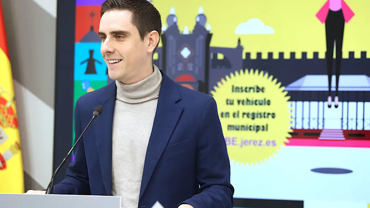 Jaime Espinar en rueda de prensa. | jerez.es