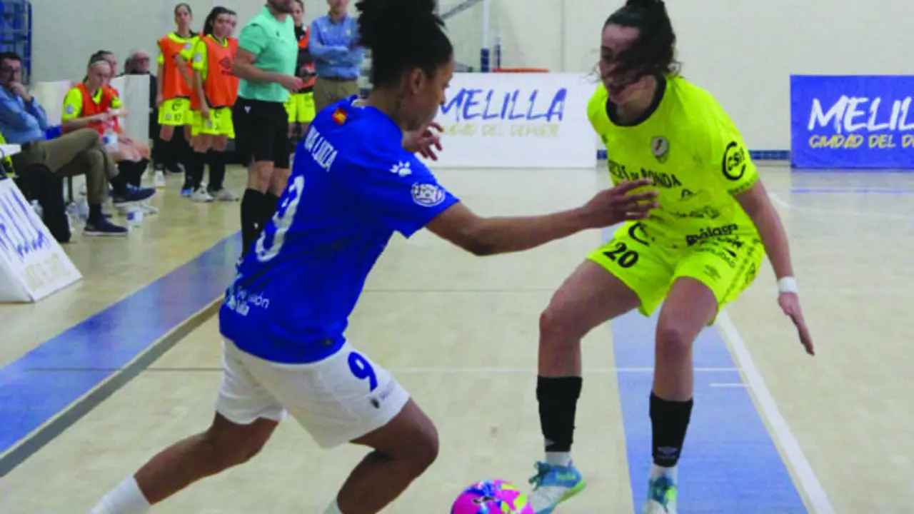 Un lance del encuentro./Melilla T.