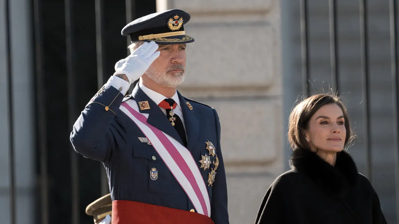Felipe VI y la reina Letizia, durante la Pascua Militar | EP