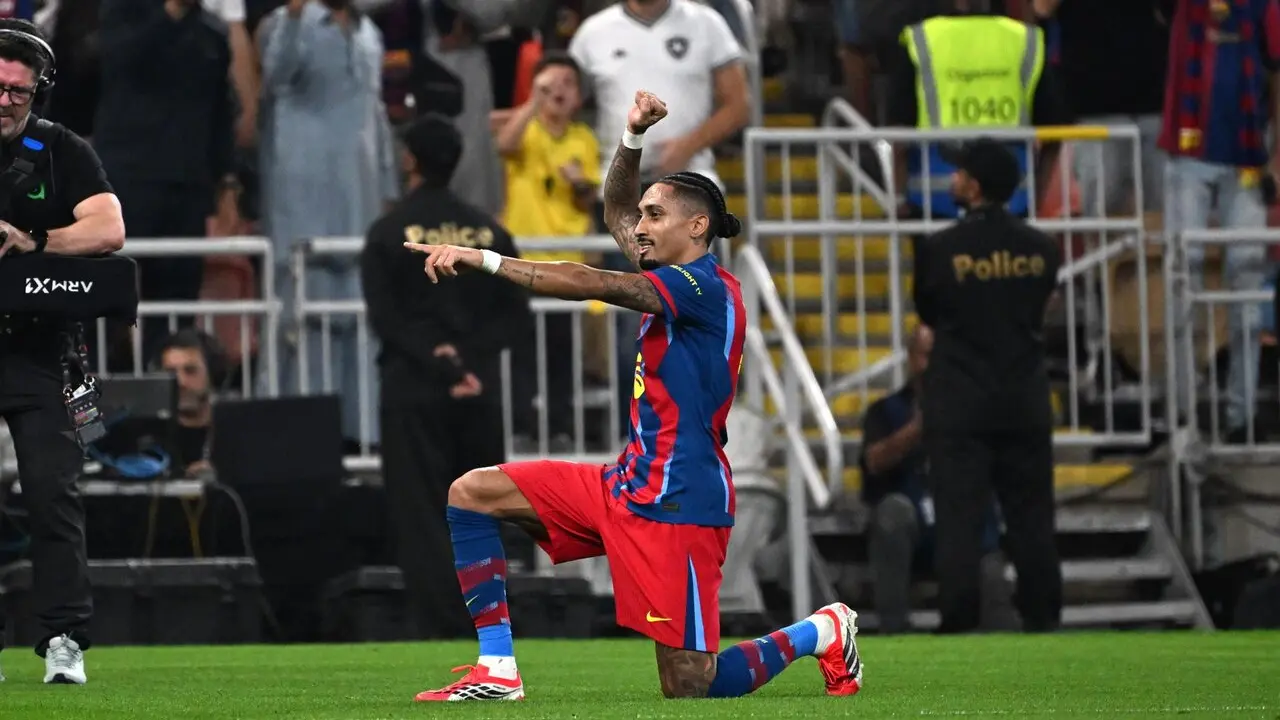 Gol de Raphinha. | EFE