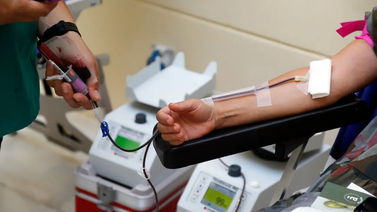 Donaci&oacute;n de sangre en imagen de archivo./Europa Press.