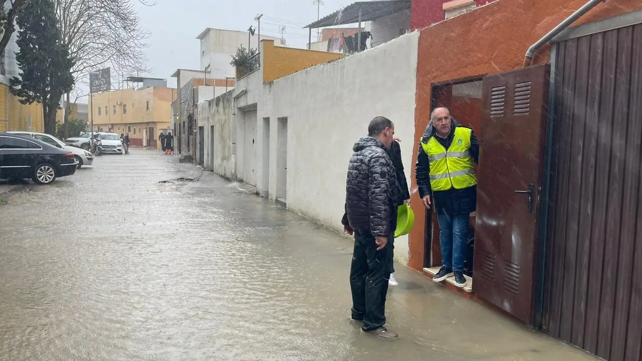 Lluvias en Algeciras por el temporal. | VIVA C.G.