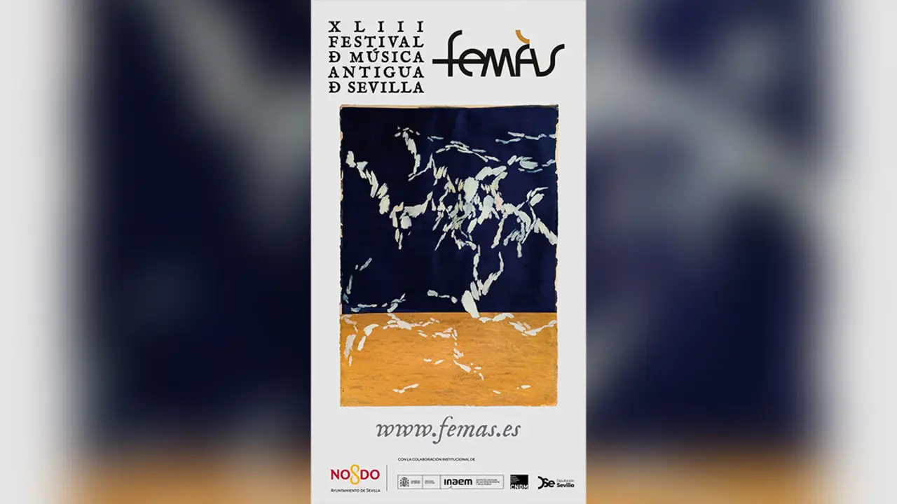 Cartel de la XLIII edición del Festival de Música Antigua de Sevilla |&nbsp;AYUNTAMIENTO DE SEVILLA