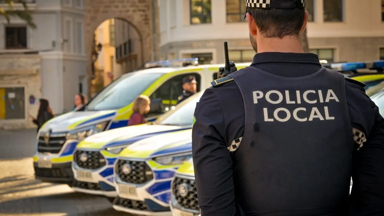 Un agente de la Polic&iacute;a Local de C&aacute;diz. | Europa Press.