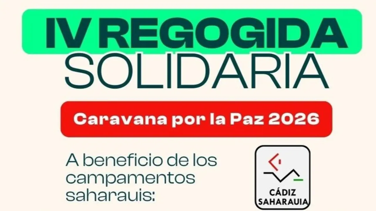 Cartel de la IV Recogida Solidaria. | Asociaci&oacute;n C&aacute;diz Saharauia