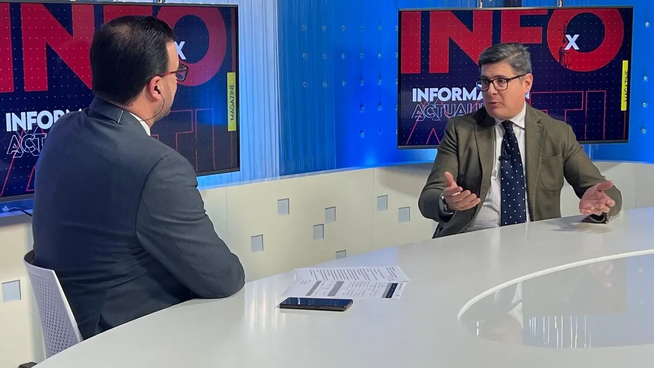 &Aacute;lvaro Pimentel durante la entrevista en 7TV. | CT