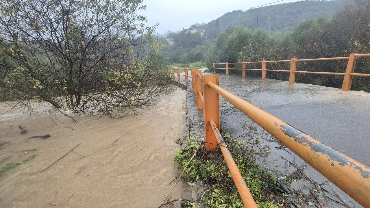 El puente ha vuelto a quedar intransitable - P.P.
