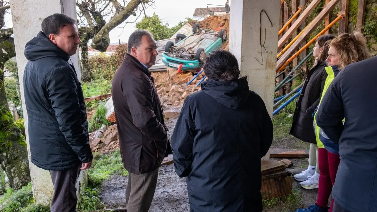 El presidente de la Diputaci&oacute;n en la Sierra. | Dipu.