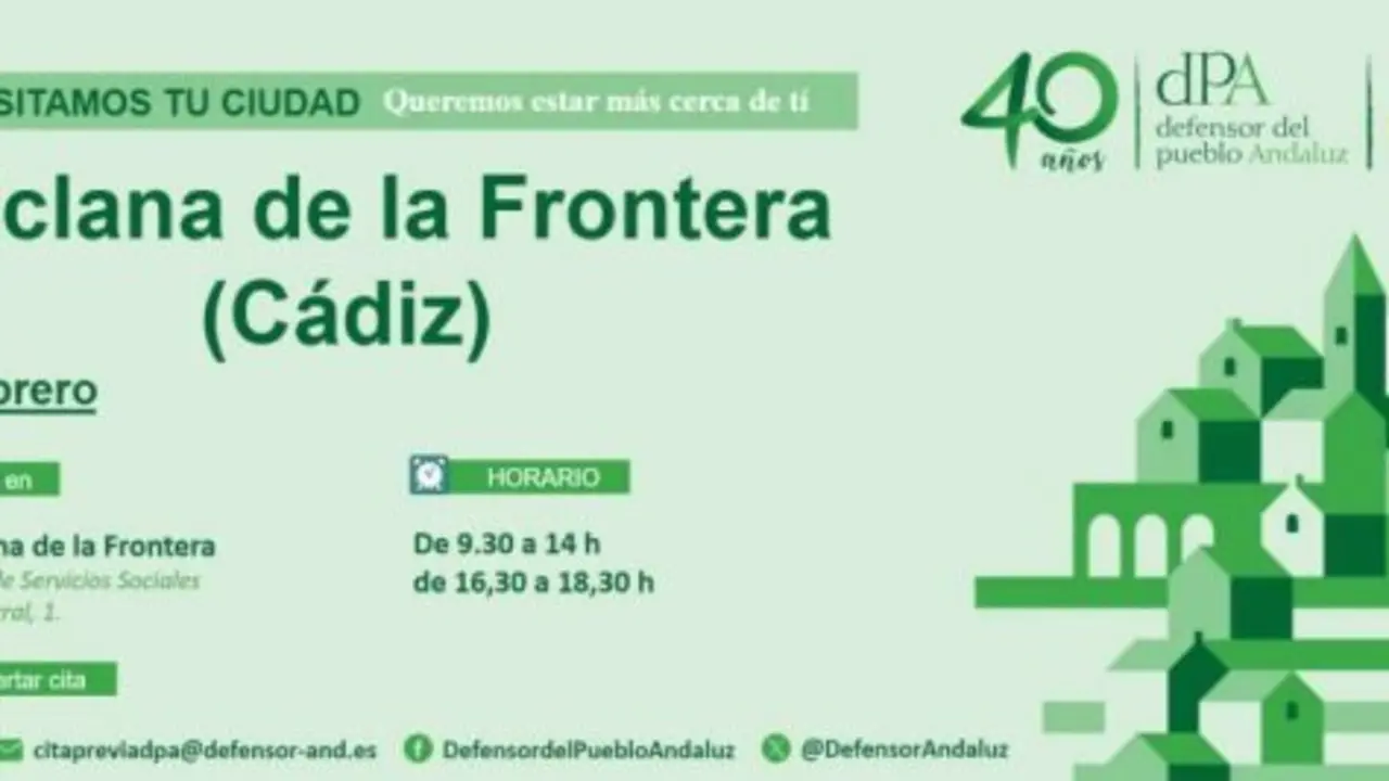 La Oficina de Atenci&oacute;n Ciudadana del Defensor
del Pueblo Andaluz llega a Chiclana.
