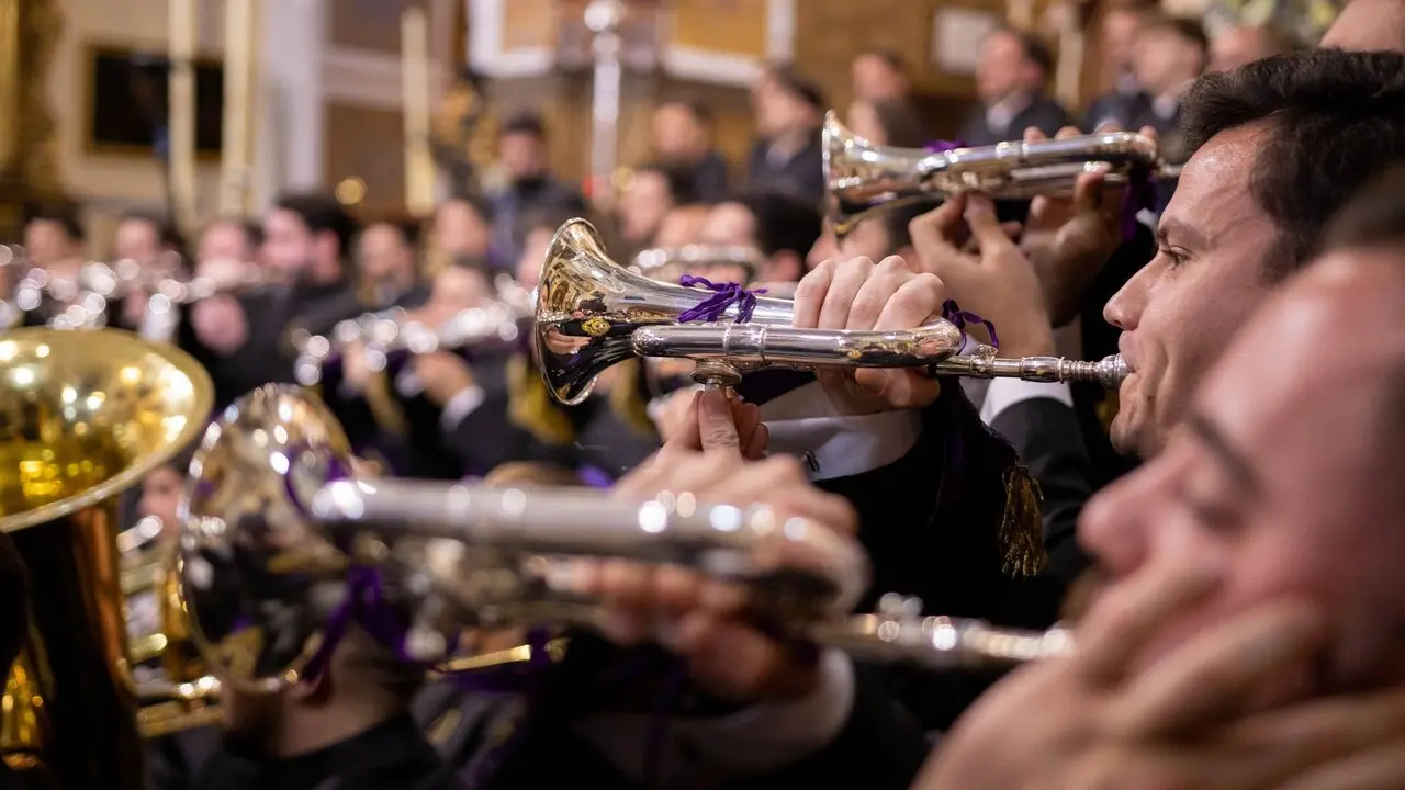 Banda de Cornetas y Tambores de las Cigarreras, en un concierto. | Banda de las Cigarreras.