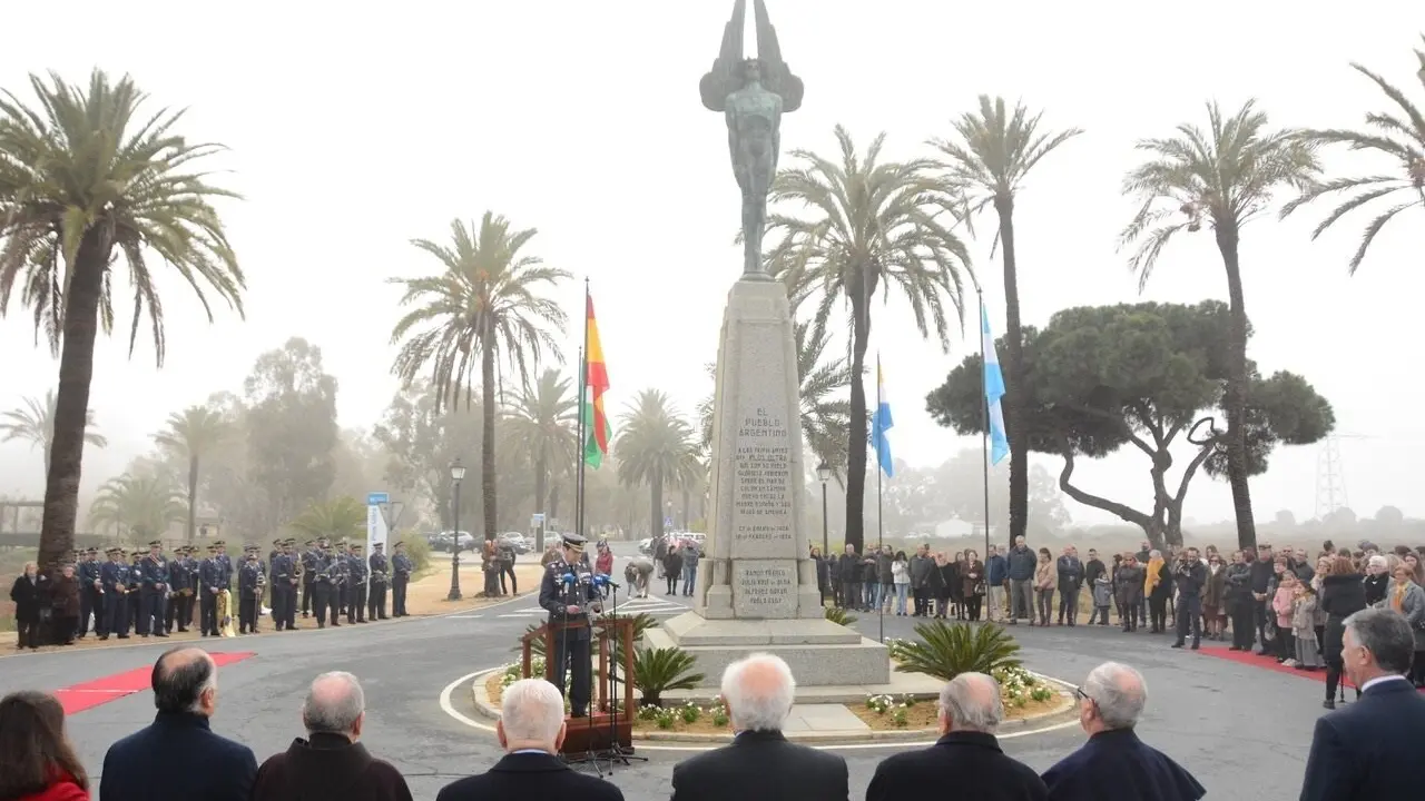 Imagen de archivo de una conmemoraci&oacute;n del vuelo del Plus Ultra. | Europa Press.