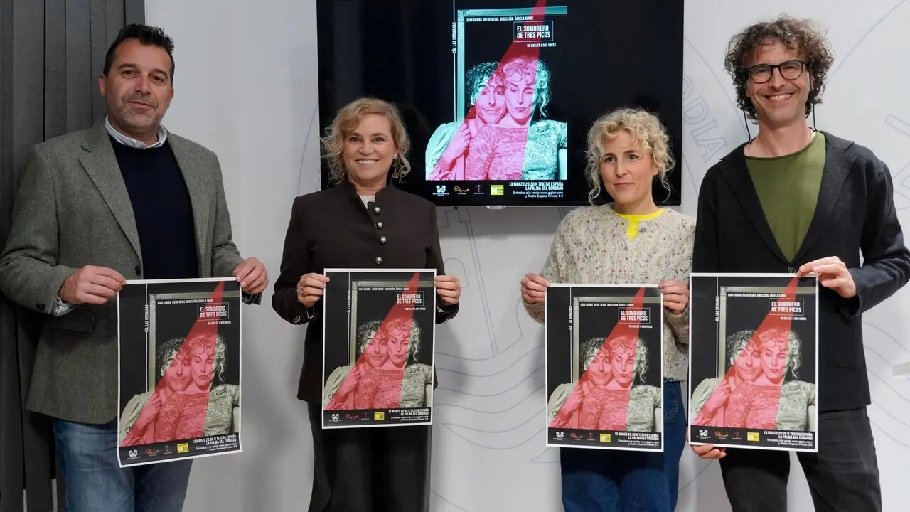 Presentaci&oacute;n en la Diputaci&oacute;n de Huelva del estreno de 'El sombrero de tres picos, un ballet a dos voces'. | Diputaci&oacute;n de Huelva.