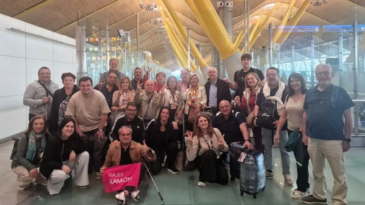 En el Aeropuerto de Madrid./EP-MG-CEDIDA.