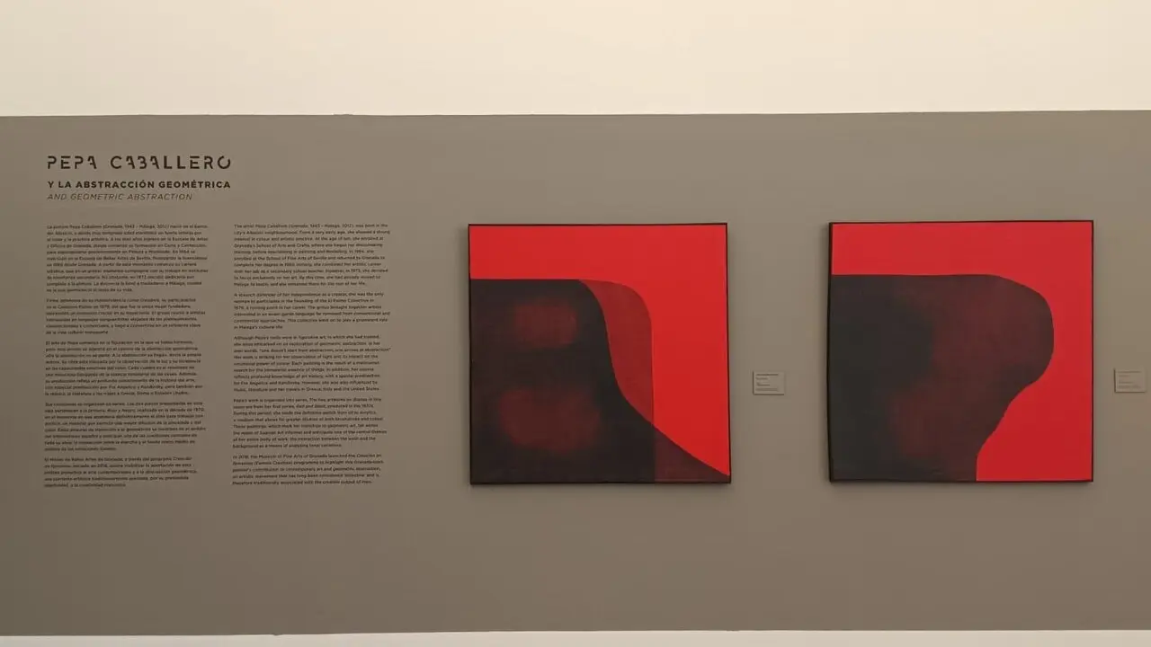 Exposici&oacute;n temporal 'Pepa Caballero y la abstracci&oacute;n geom&eacute;trica'. | Europa Press.