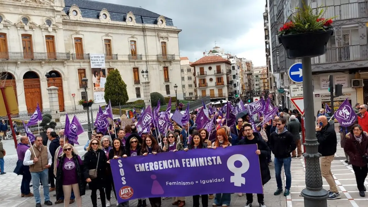 Manifestaci&oacute;n del 8M en Ja&eacute;n.