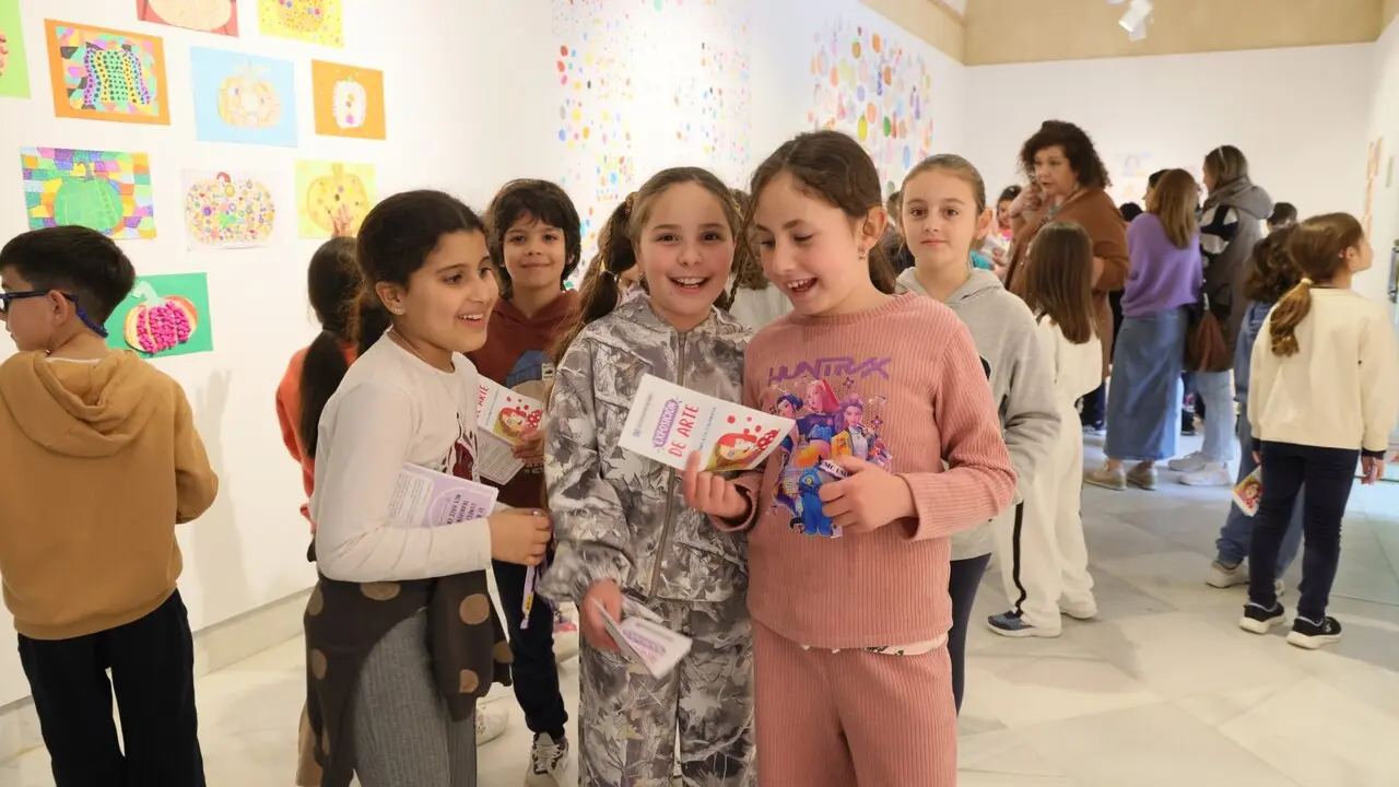 Los escolares protagonizan una exposici&oacute;n sobre Maruja Mallo y Yayoi Kusama