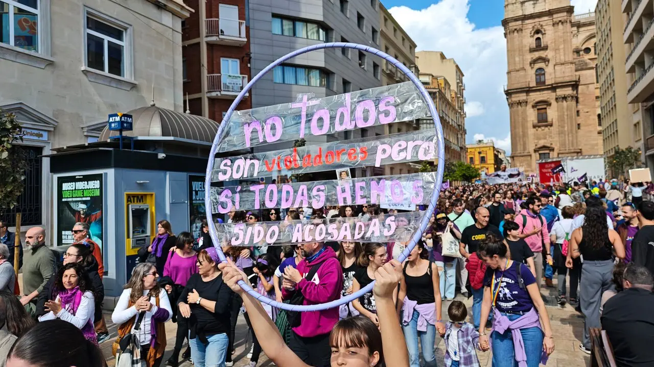 Manifestaci&oacute;n del 8 de Marzo en M&aacute;lga./Pablo Ruiz.