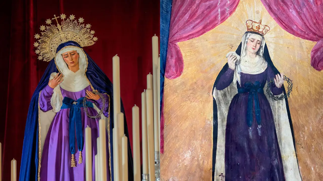Representación de la Virgen de las Angustias