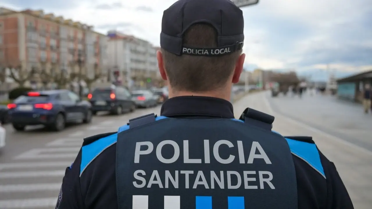 Agente de la Polic&iacute;a Local de Santander. | Europa Press.