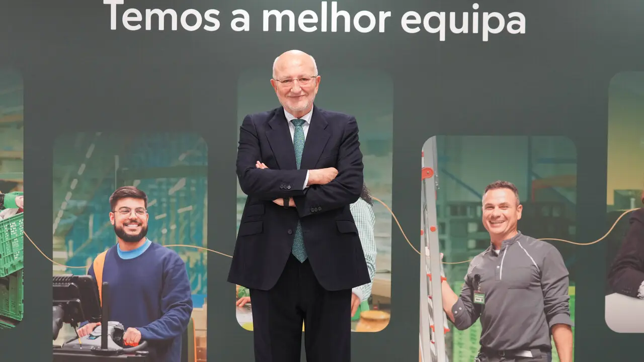 Juan Roig, presidente de Mercadona, tras la celebraci&oacute;n de la rueda de prensa 2025. Cedida