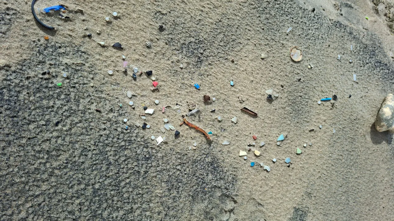 Pellets en la playa. VIVA