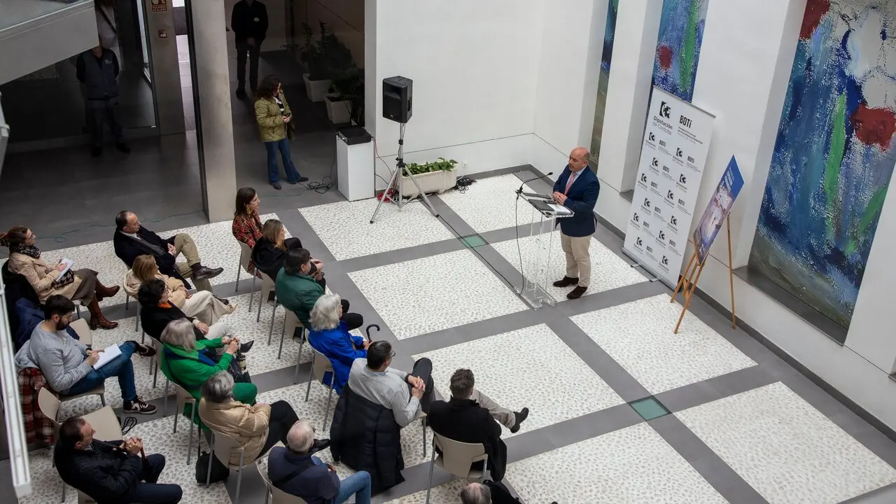 Archivo - Foto de archivo de una presentaci&oacute;n en la sede de la Fundaci&oacute;n Bot&iacute;.