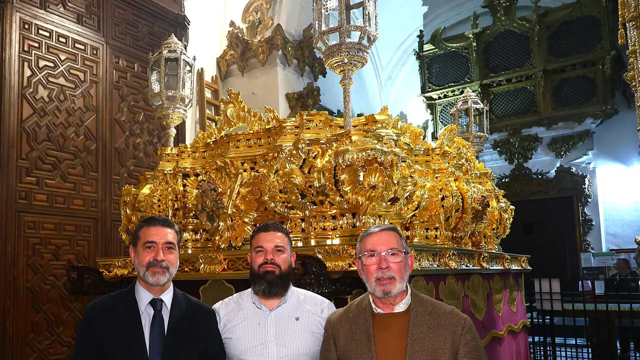 Dorado del paso del Nazareno. | Nazareno de Santa Mar&iacute;a.