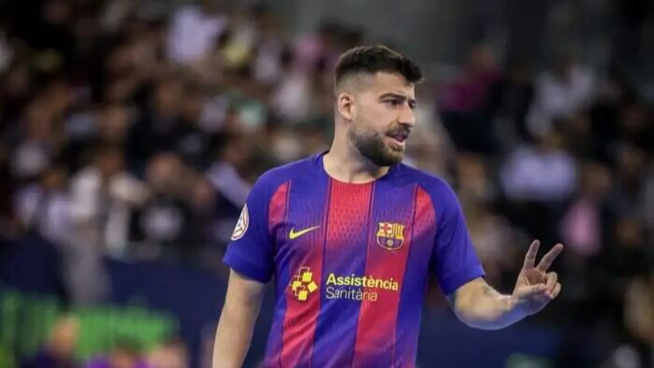Juanjo Catela, en la semifinal de la Copa de Espa&ntilde;a de f&uacute;tbol sala 2026. | FC Barcelona.