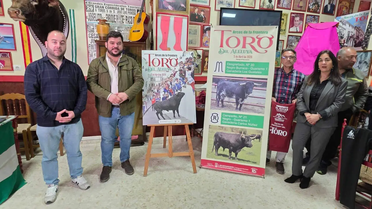 Presentaci&oacute;n del Toro del Aleluya de Arcos./ AYUNTAMIENTO.
