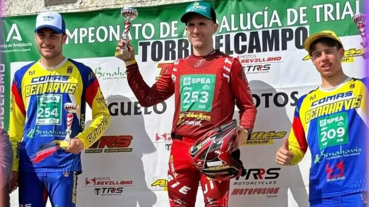 Jos&eacute; Mar&iacute;a del Moral, con el t&iacute;tulo en el XVII Trial de Garc&iacute;ez. Foto: Cedida.
