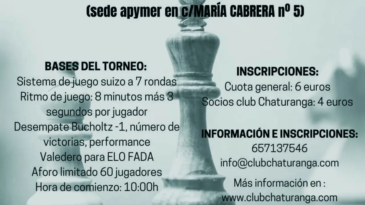 Apymer. X Torneo de Ajedrez