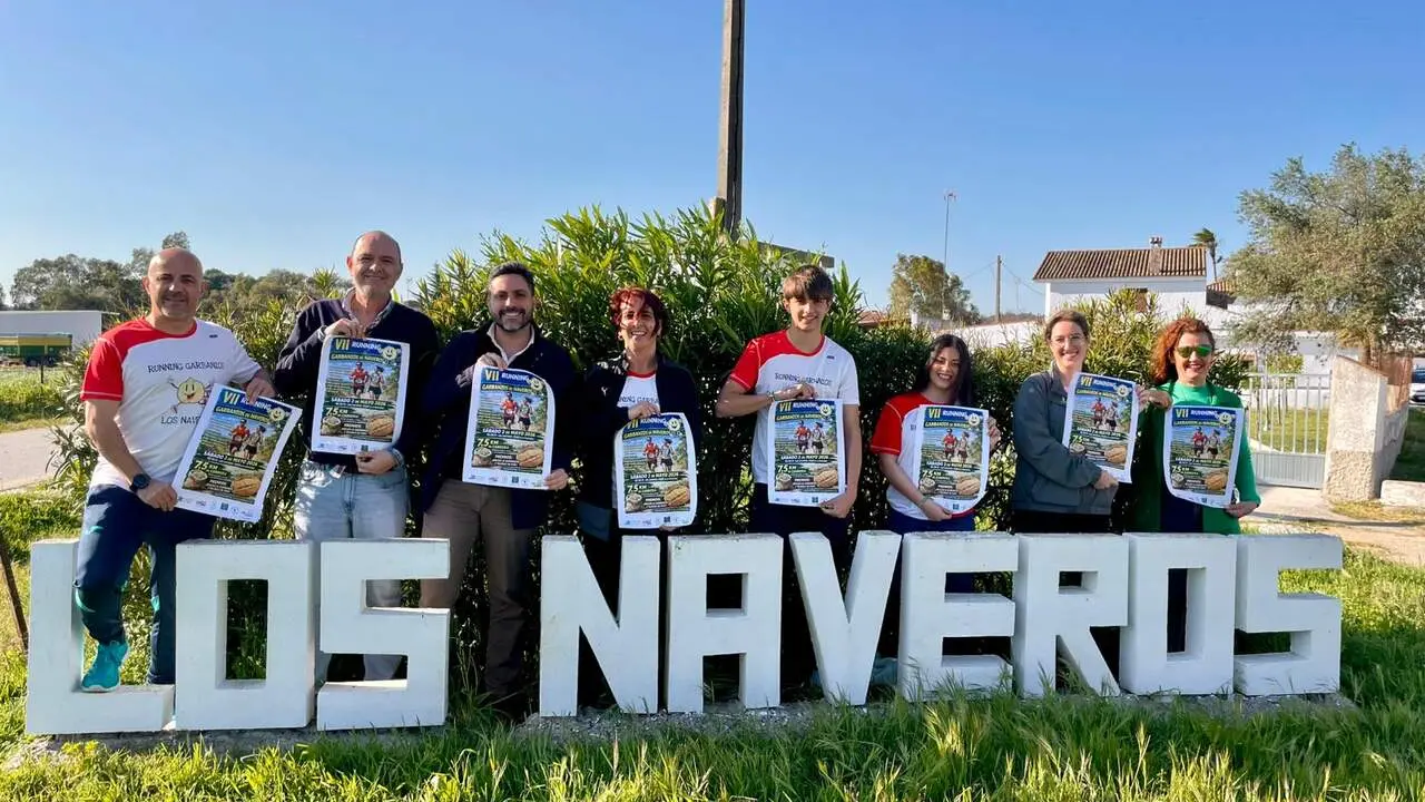 Presentaci&oacute;n el cartel del VII RUNNING GARBANZOS DE NAVEROS.