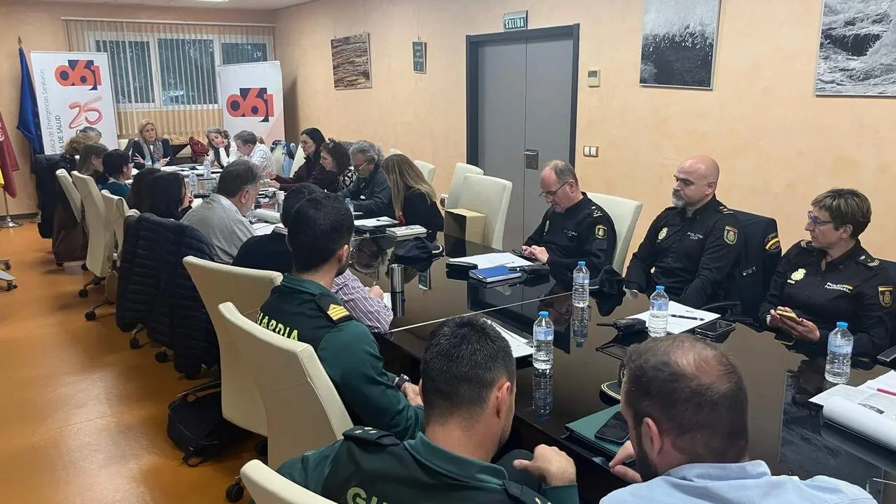 Reuni&oacute;n de la comisi&oacute;n provincial contra las agresiones a profesionales de los centros sanitarios de C&aacute;diz. EP
