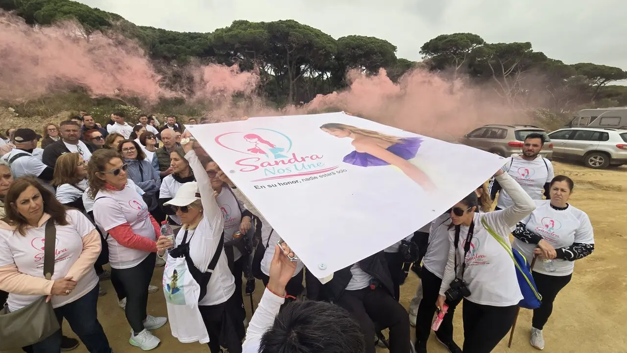 Imagen del acto homenaje a Sandra.